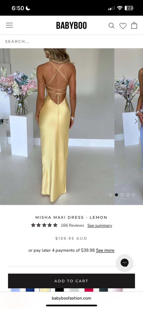 babyboo misha maxi dress