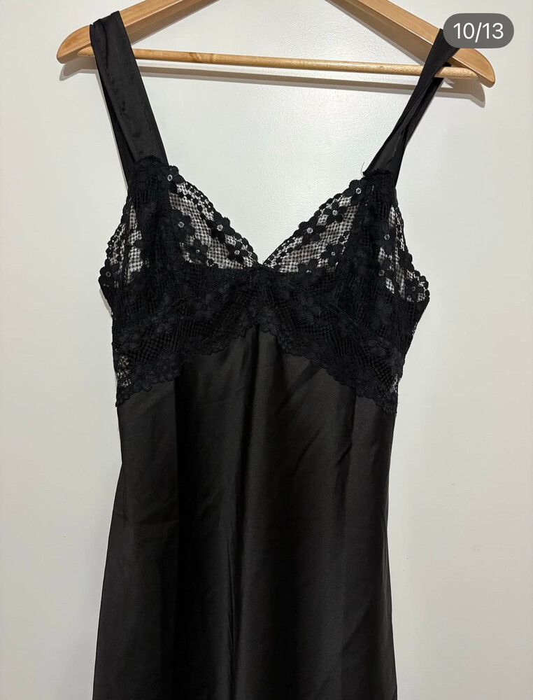 Princess Polly - Black Lace Top Dress on Designer Wardrobe