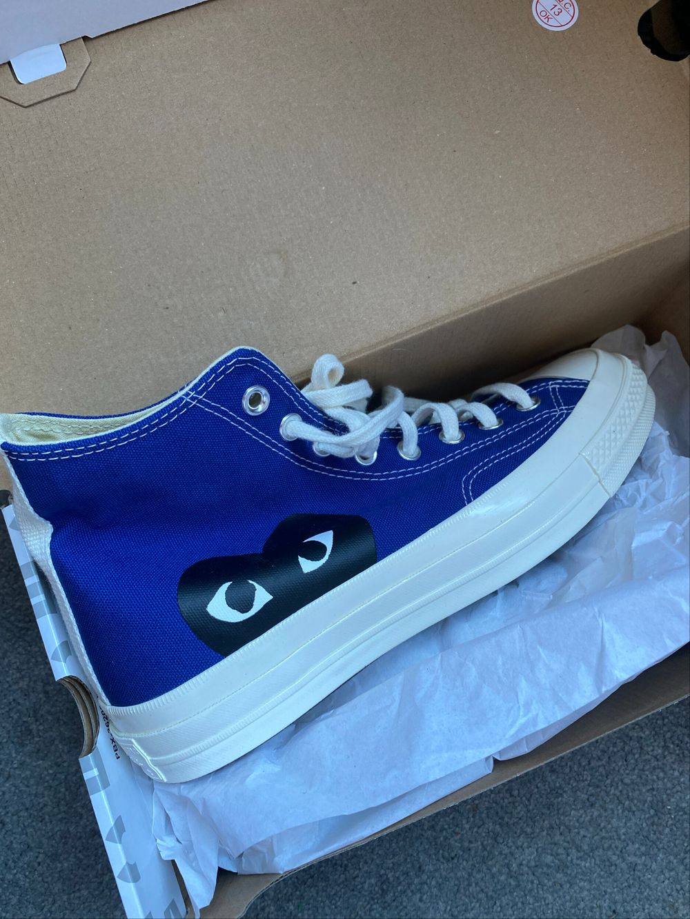 Converse Chuck Taylor Comme Des Garçons High Blue