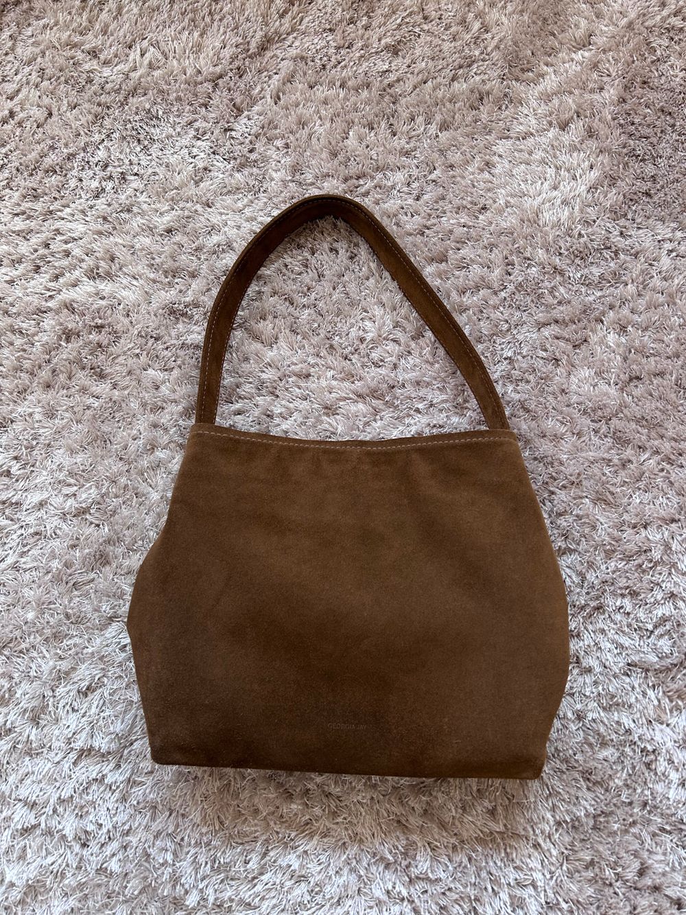 georgia jay suede medium magda shoulder bag