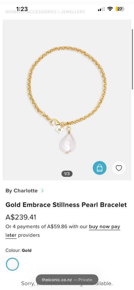 By Charlotte Gold Bracelet