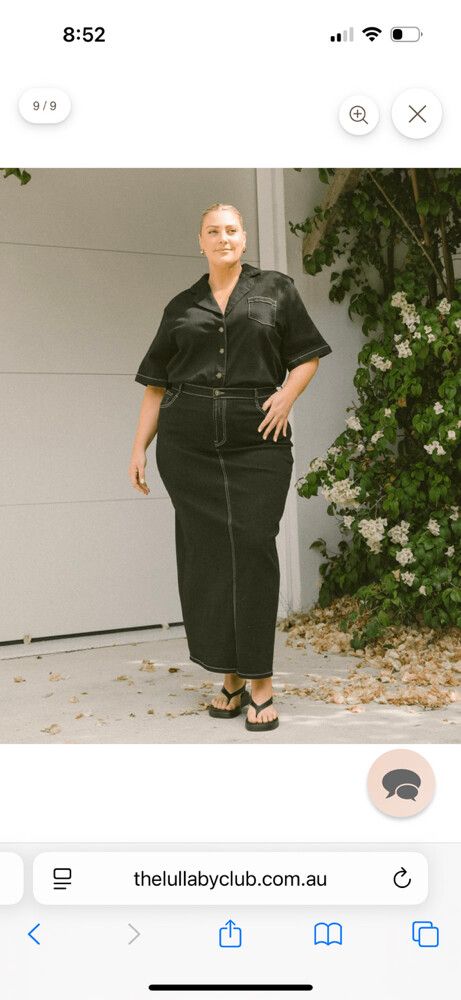 The Lullaby Club Denim Skirt