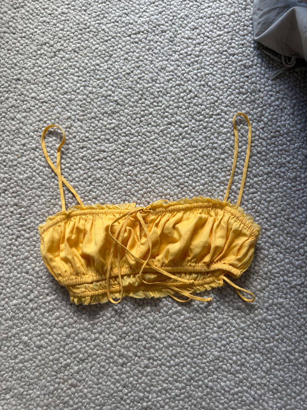 Bec + Bridge Yellow Crop Top
