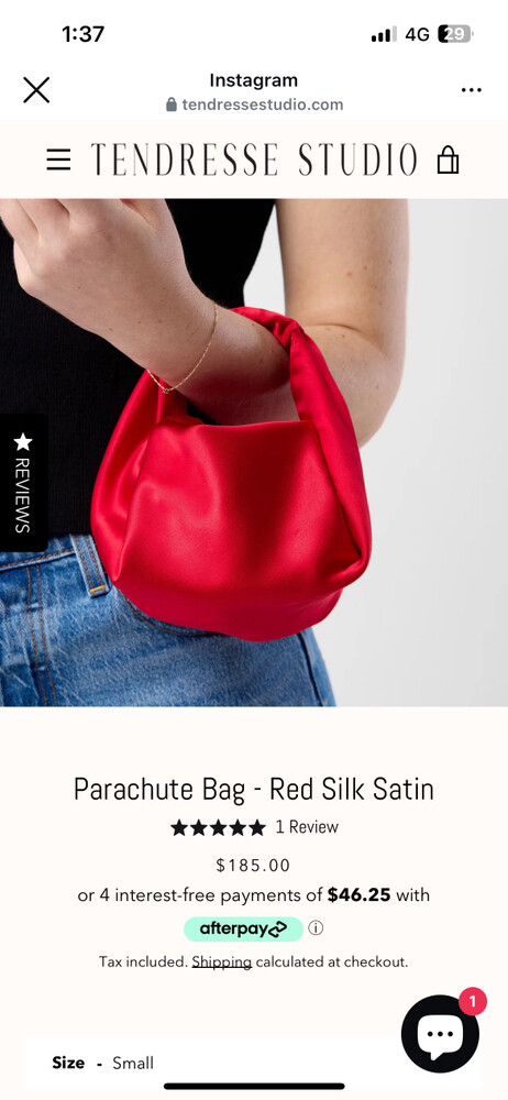 Tendresse Studio Silk Bag