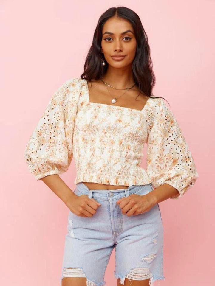 The miranda shirred blouse from minkpink