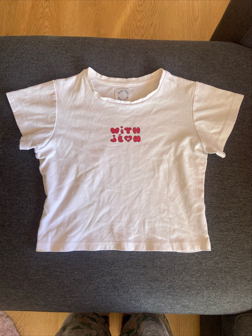 With Jéan 100% cotton baby tee vinatge
