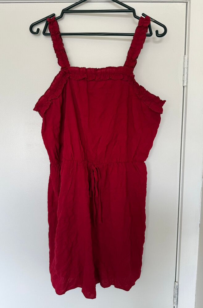 Red Playsuit