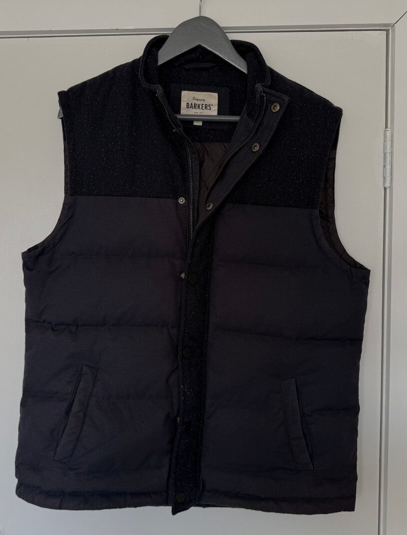 Barkers Navy Down Vest