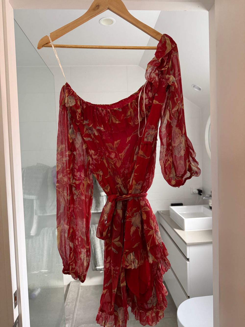 Zimmermann Red Playsuit