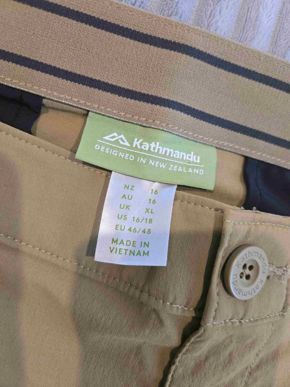 Kathmandu Khaki Cargo Pants