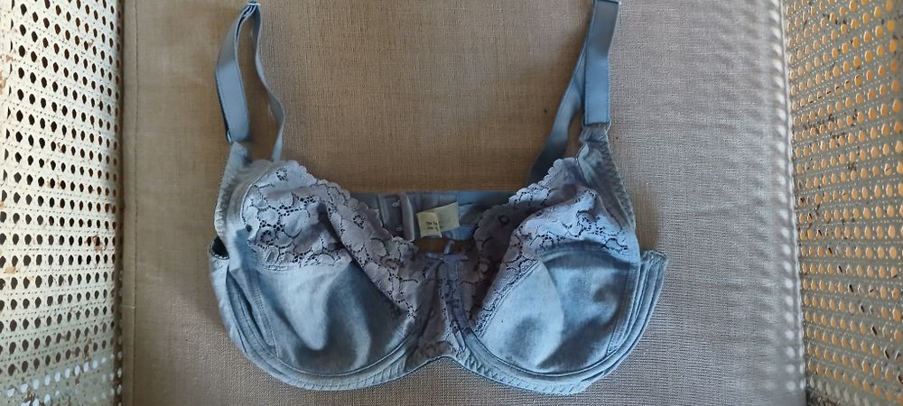 Powder Blue Cotton Bra