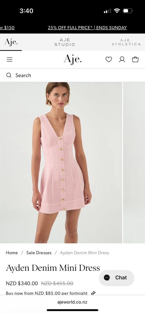 open lace back dress Ayden Denim Mini Dress | Blush Wash
