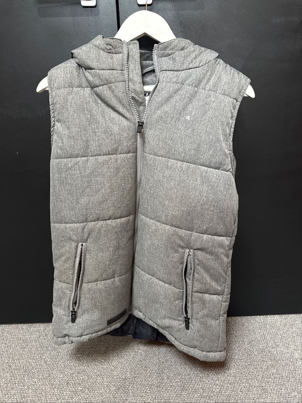 Grey Huffer Puffer Vest