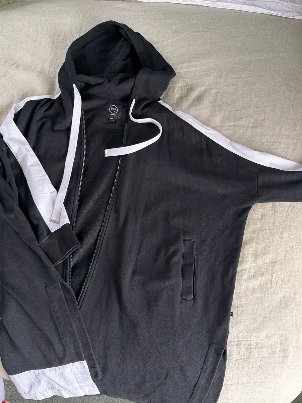 Moochi Black and White Hoodie