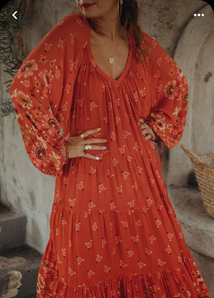 SPELL JONI CAMPFIRE GOWN SIZE M