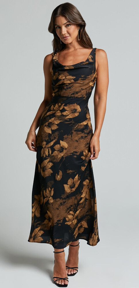 illuminate v neck midi dress Illuminate Draped Midi Dress