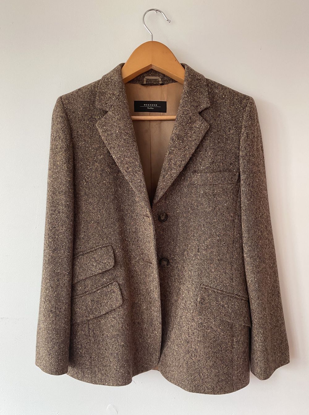 Weekend MaxMara- Brown Tweed Blazer