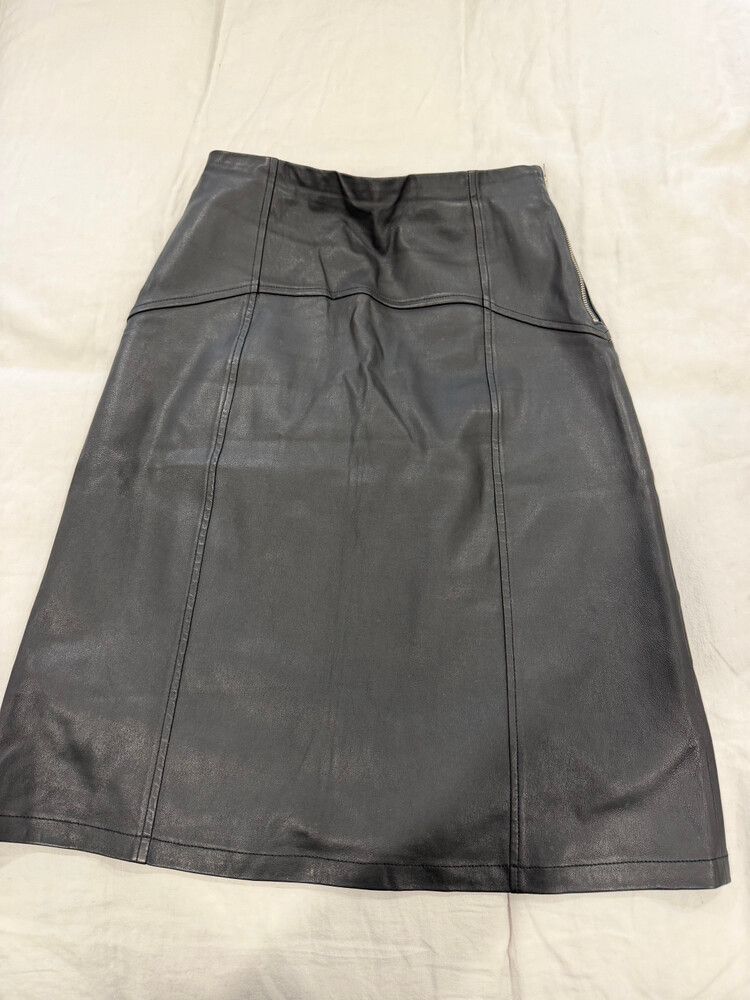 Moochi Leather Skirt