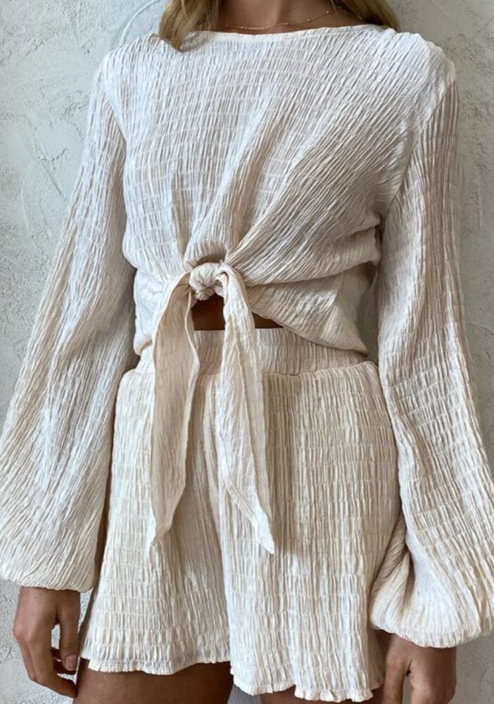 Sovere Tie Blouse