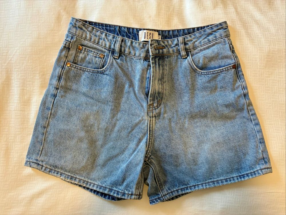 Desu Blue Denim Shorts