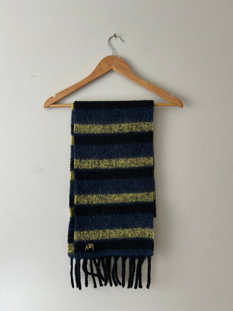 Uniqlo X JW Anderson Wool Blend Striped Scarf