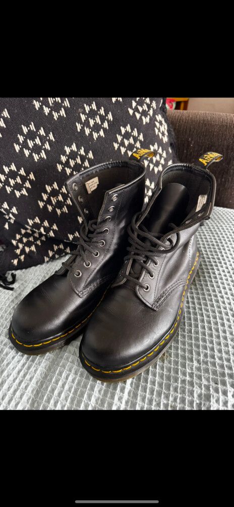 Dr. Martens Black Leather Boots