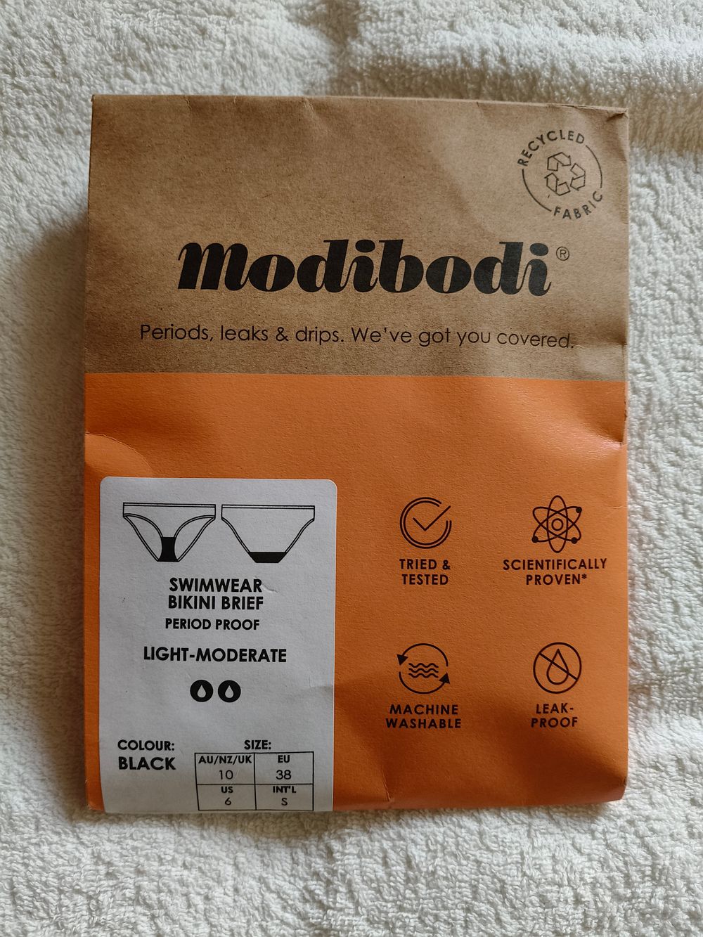 Modibodi period swimwear bikini