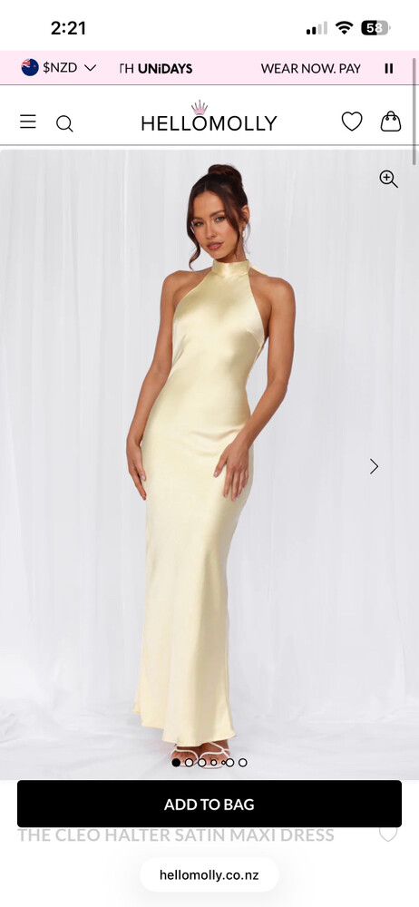 Yellow Halter Neck Hello Molly Dress