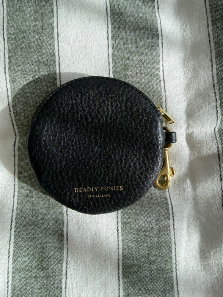 Deadly Ponies Black Coin Purse