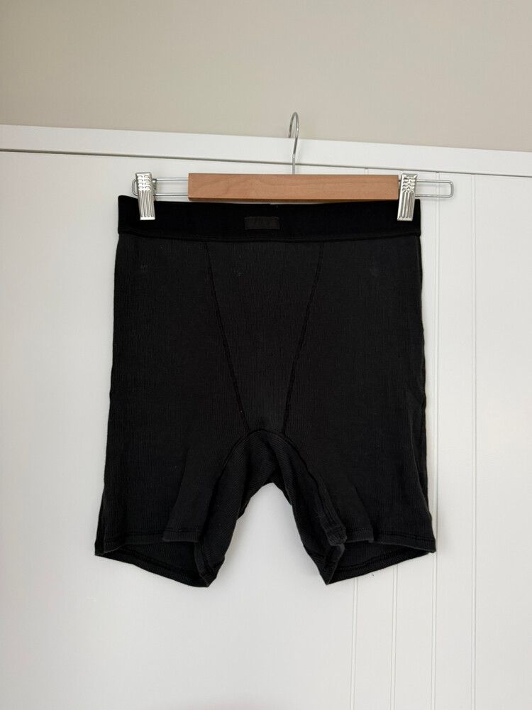 Skims Black Boxers Size M