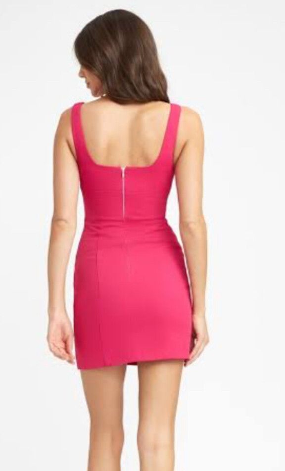 Kookai - Kookai Oyster Pink Mini Dress on Designer Wardrobe