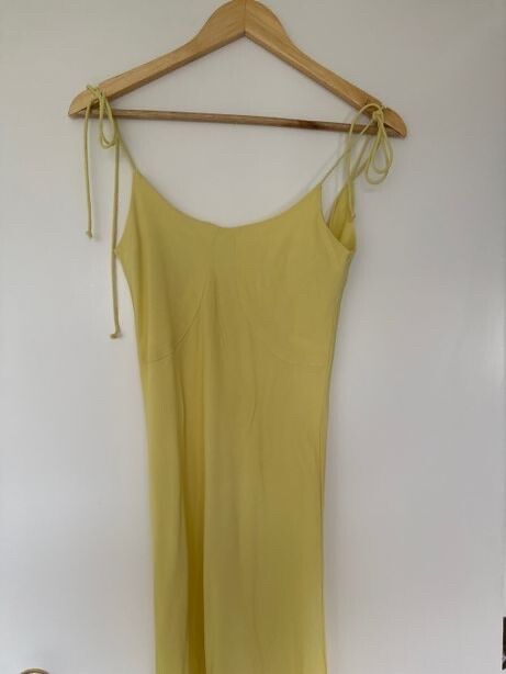 Full Length Yellow Dress