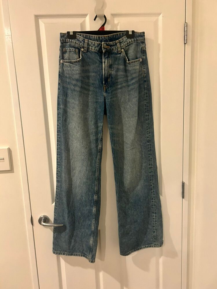 H&M Divided Blue Wide Leg Jeans
