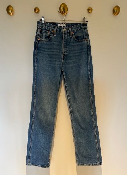 RE/DONE Straight Leg Jeans
