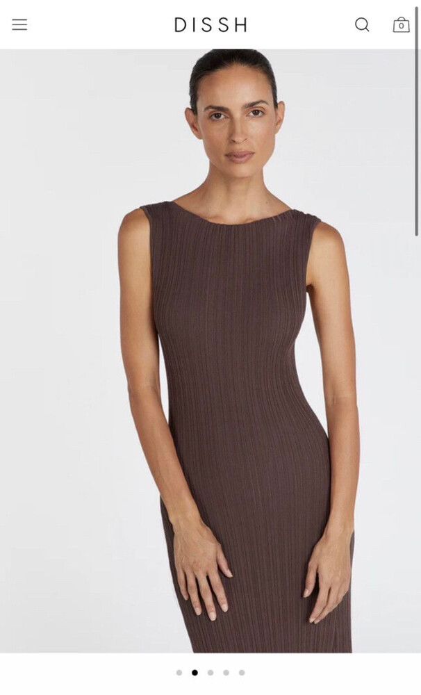 adrianna papell brown dress Adrianna Papell Women's Long Sleeve Mini Dress - Brown main image 1