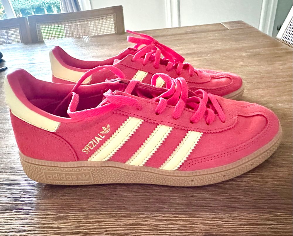 Adidas Pink Spezial Sneakers, UK6 / AU8