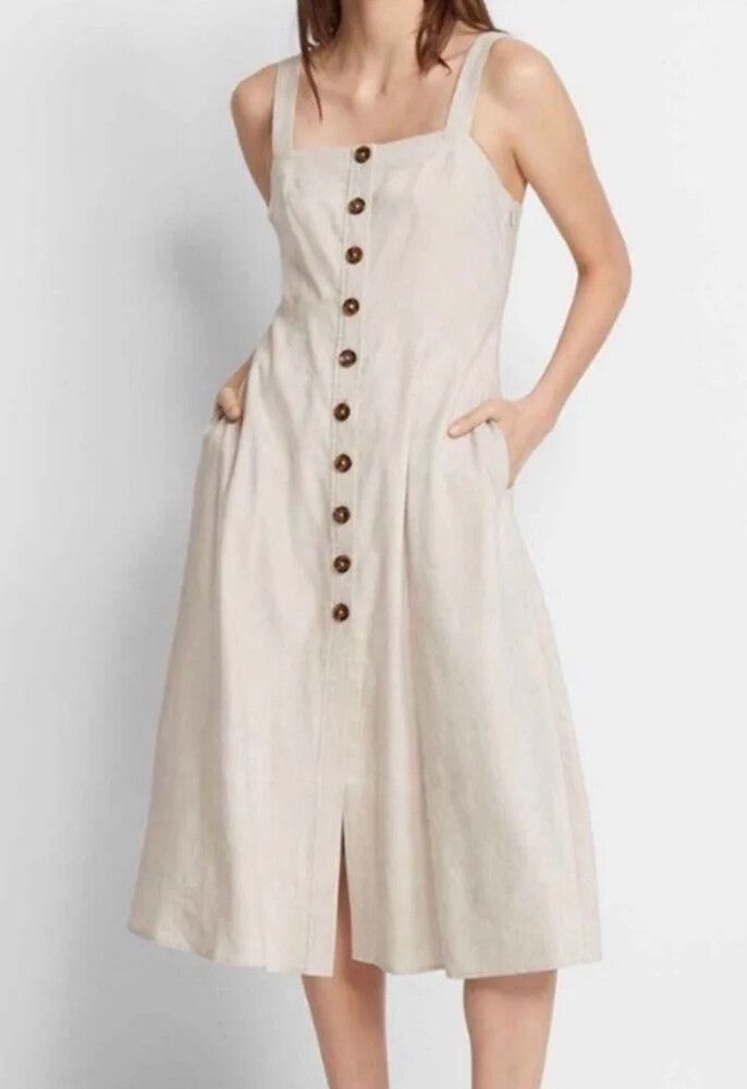 Club Monaco - Club Monaco Linen Dress 14 on Designer Wardrobe