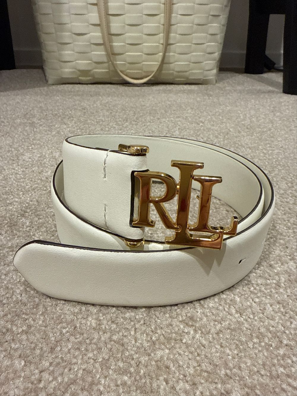 Ralph Lauren White Belt