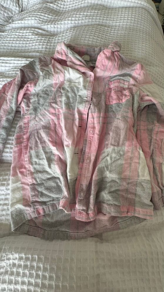 Pink and Grey Matching Pj Set