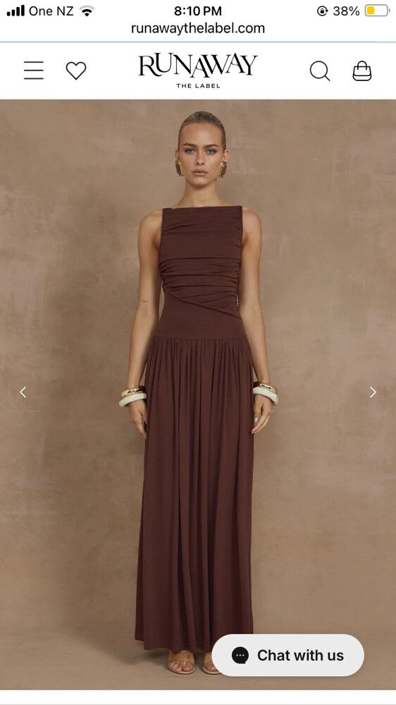 Runaway The Label - NALLA maxi dress Size L on Designer Wardrobe
