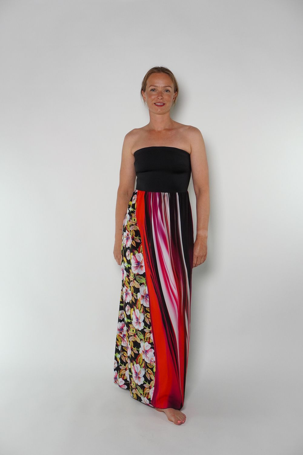 cecilia ruffle maxi dress Cecilia Off-The-Shoulder Ruffle Formal Dress