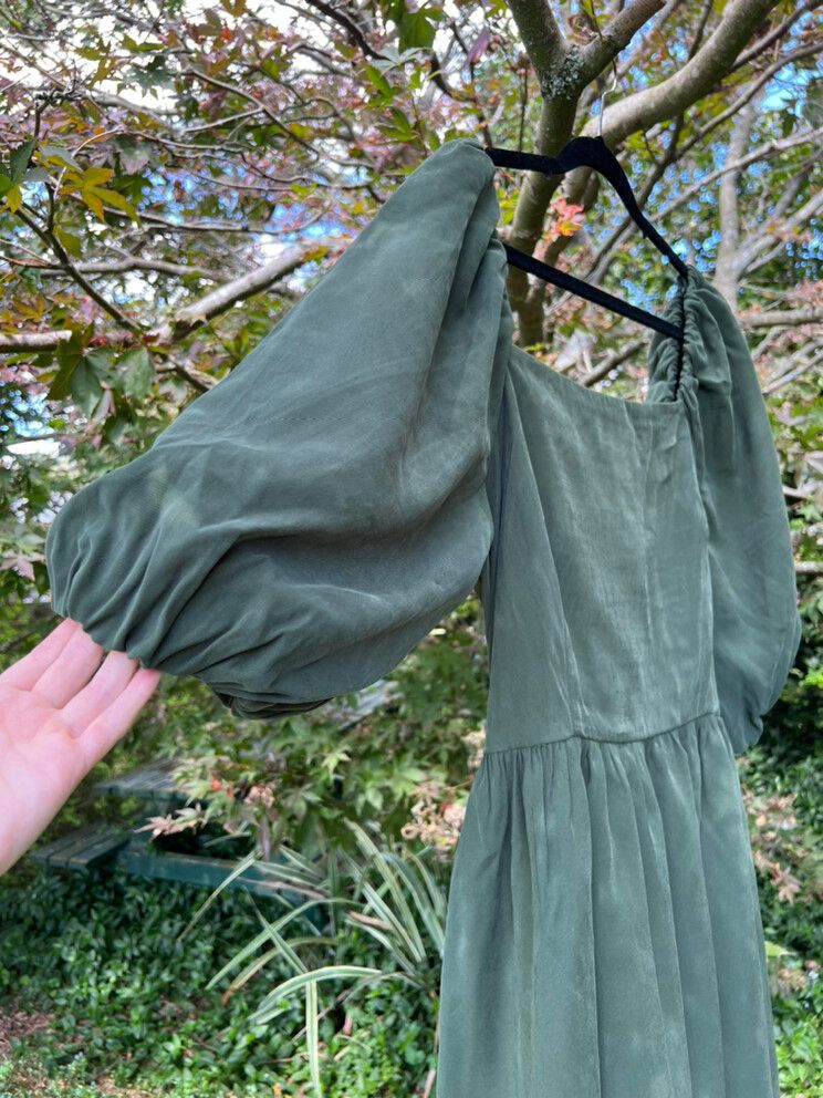Witchery - Sage Green Witchery Dress on Designer Wardrobe Witchery - Sage Green Witchery Dress on Designer Wardrobe