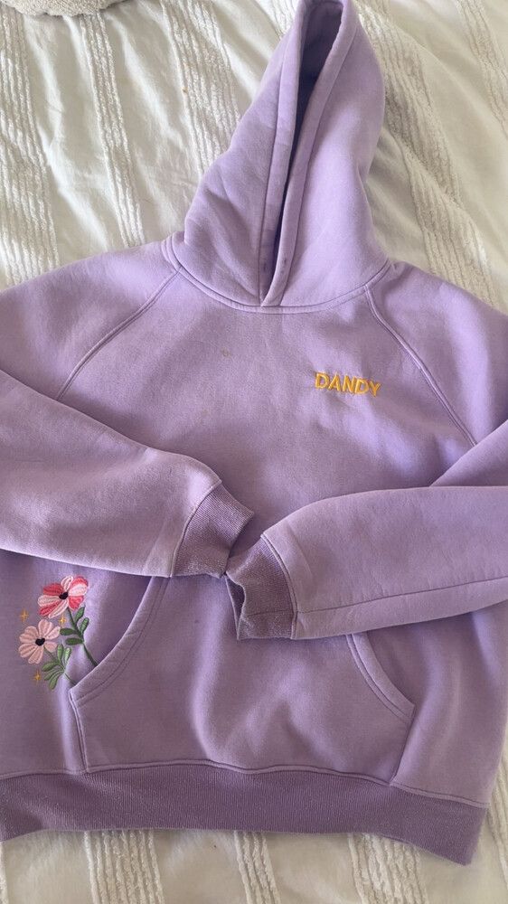 Dandy Lilac Hoodie Size S