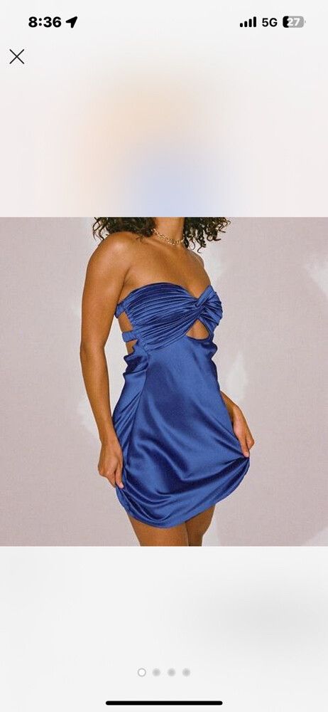 Princess Polly - Princess Polly Blue Mini Dress on Designer Wardrobe