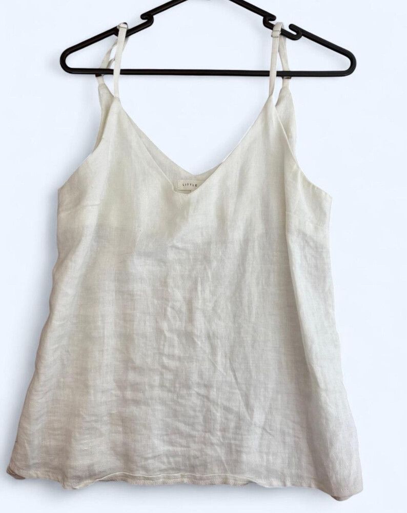 little lies linen tank top worn once