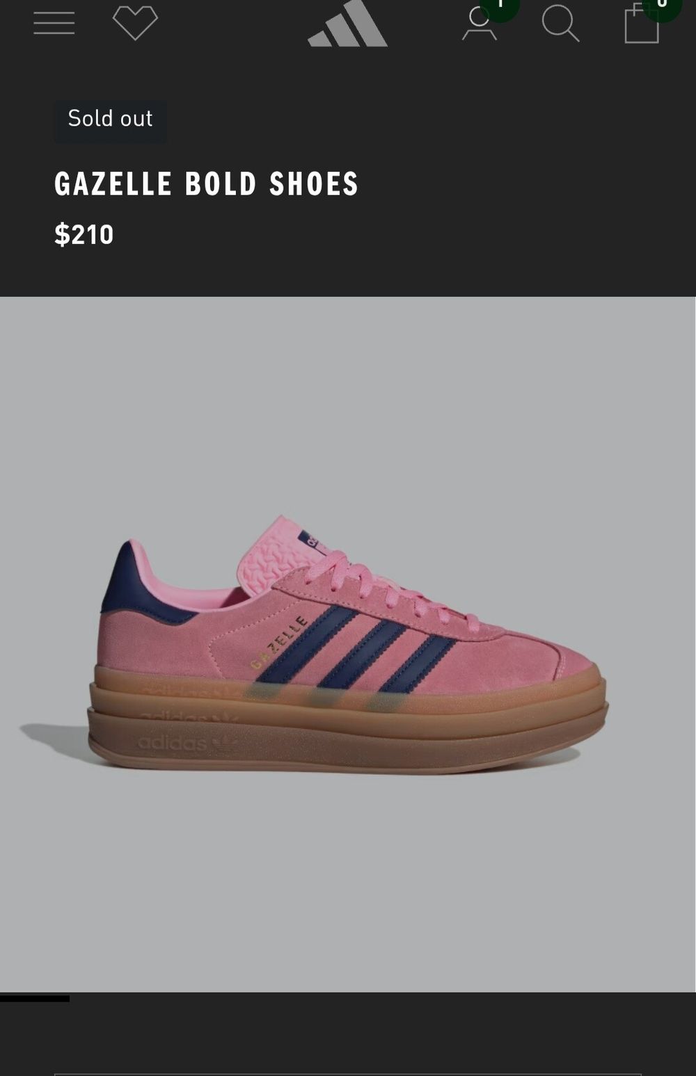 Adidas Gazelle Bold Shoes