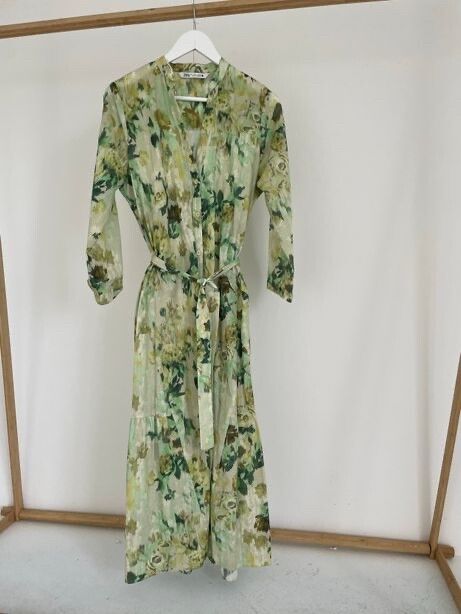 zara green floral dress zara green floral maxi dress