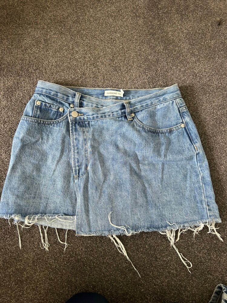 Two denim skirts - Glassons and Zara