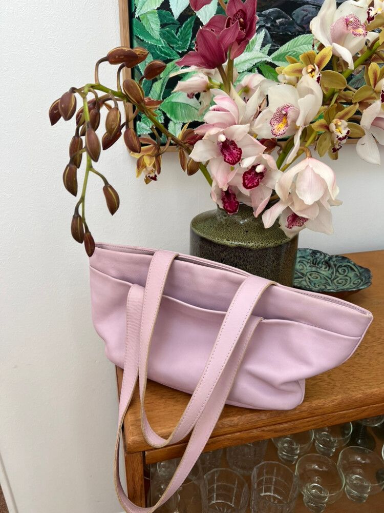 Georgia Jay Boat Basket in Lilac