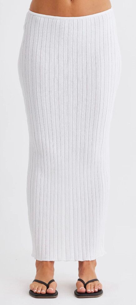 SNDYS Baha Ribbed skirt